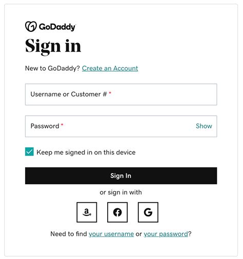 gogo daddy login|Sign In .